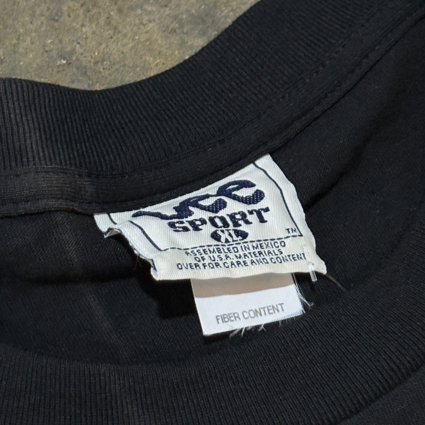 Black 1998 Atlanta Falcons NFC Champions Lee Sport Tee