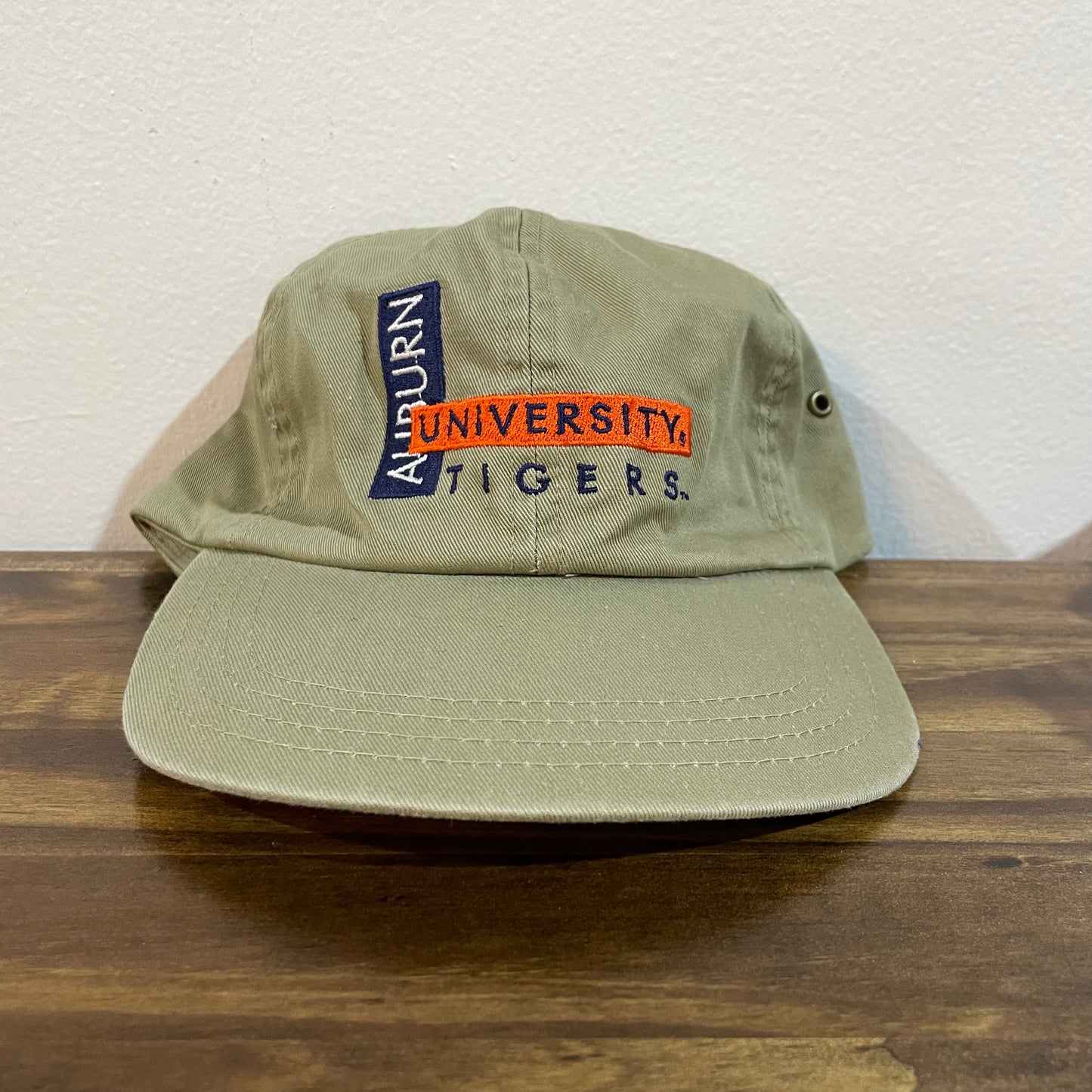 Olive Auburn Camp David Embroidered Strapback