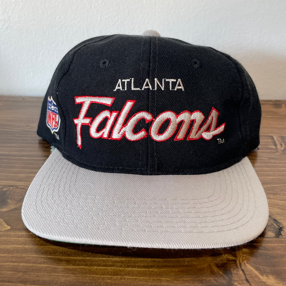 Black Atlanta Falcons Script Hat