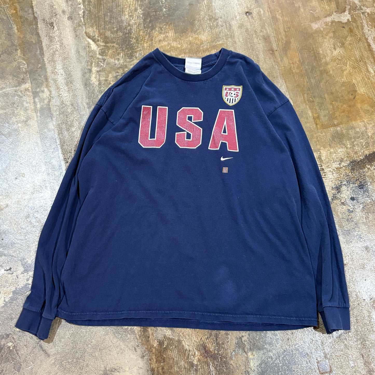 Navy Nike USA Soccer LS Tee