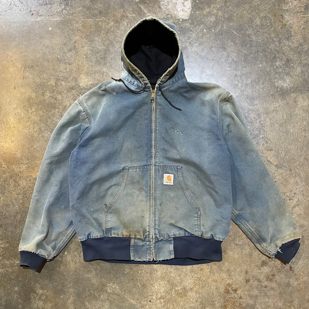 Carhartt Faded Blue Hooded Jacket