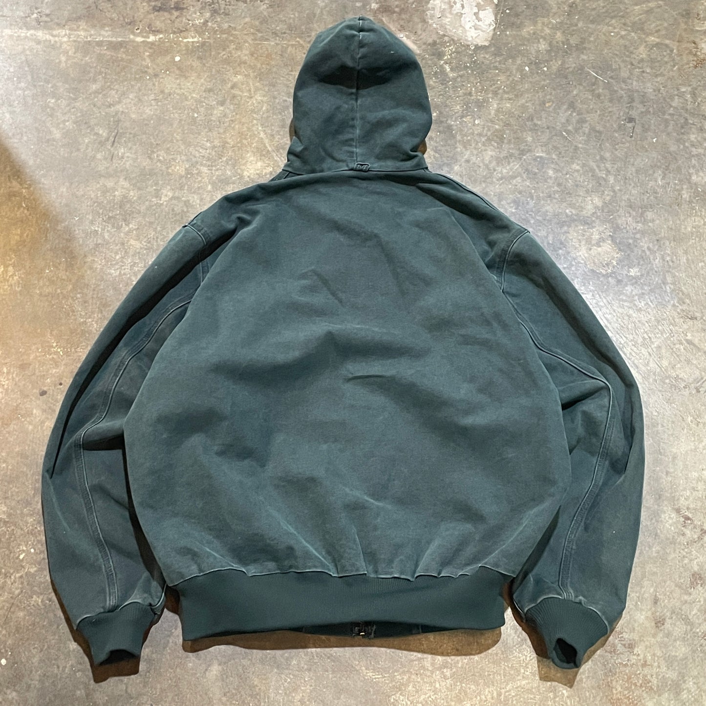 Dark Green Carhartt Hooded Jacket