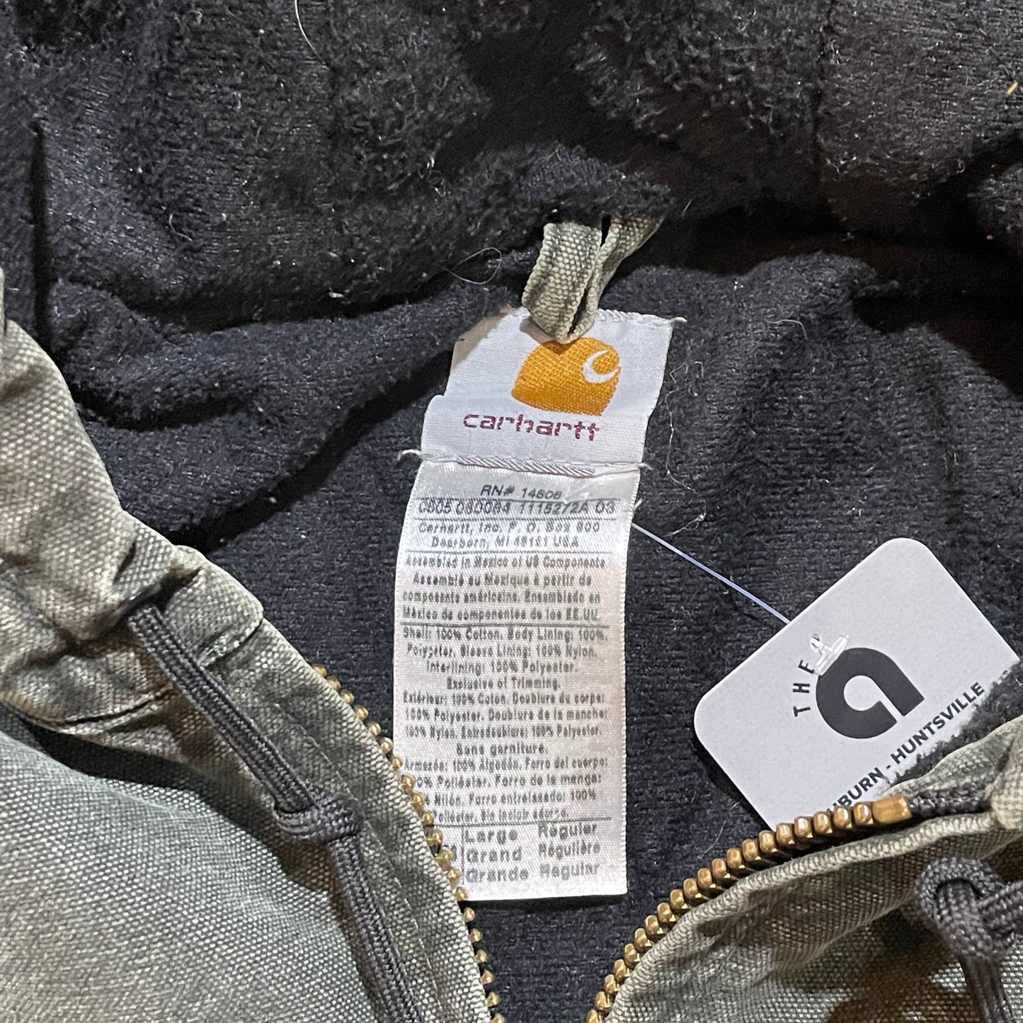 Olive Carhartt Hooded Jacket14