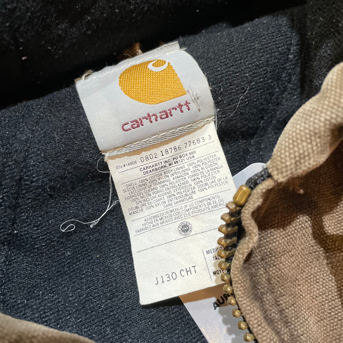 Brown Carhartt Hooded Jacket1