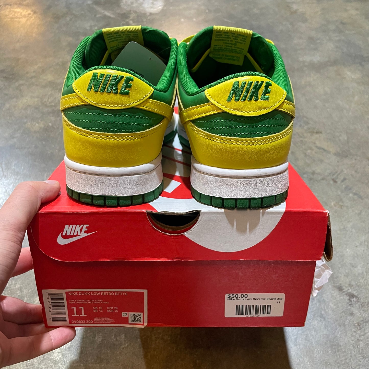 Nike Dunk Low Reverse Brazil