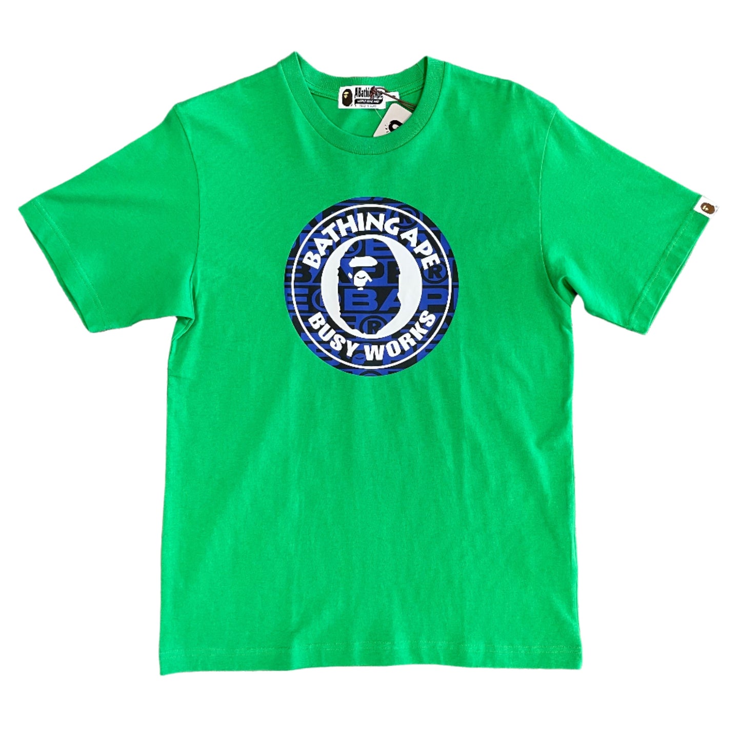 Bape Busy Work Tee Green Blue