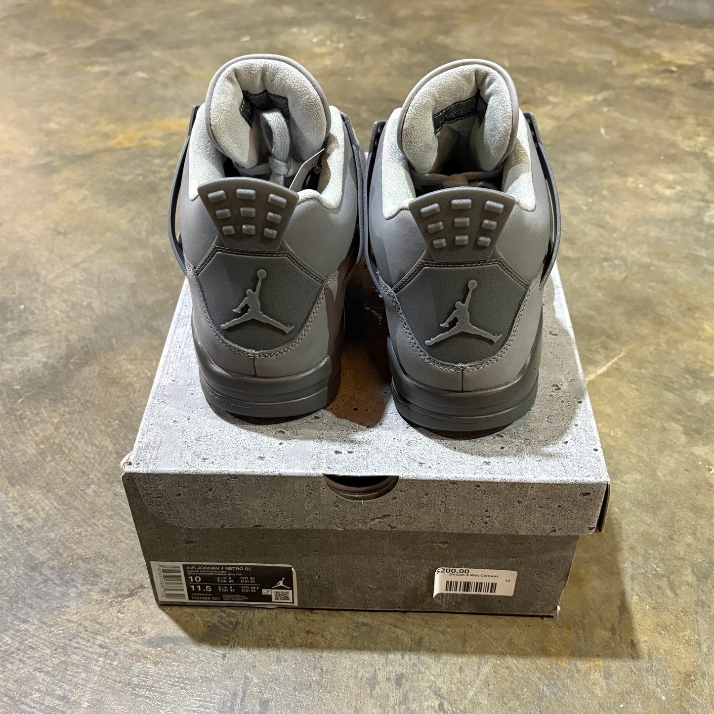 Jordan 4 Wet Cement