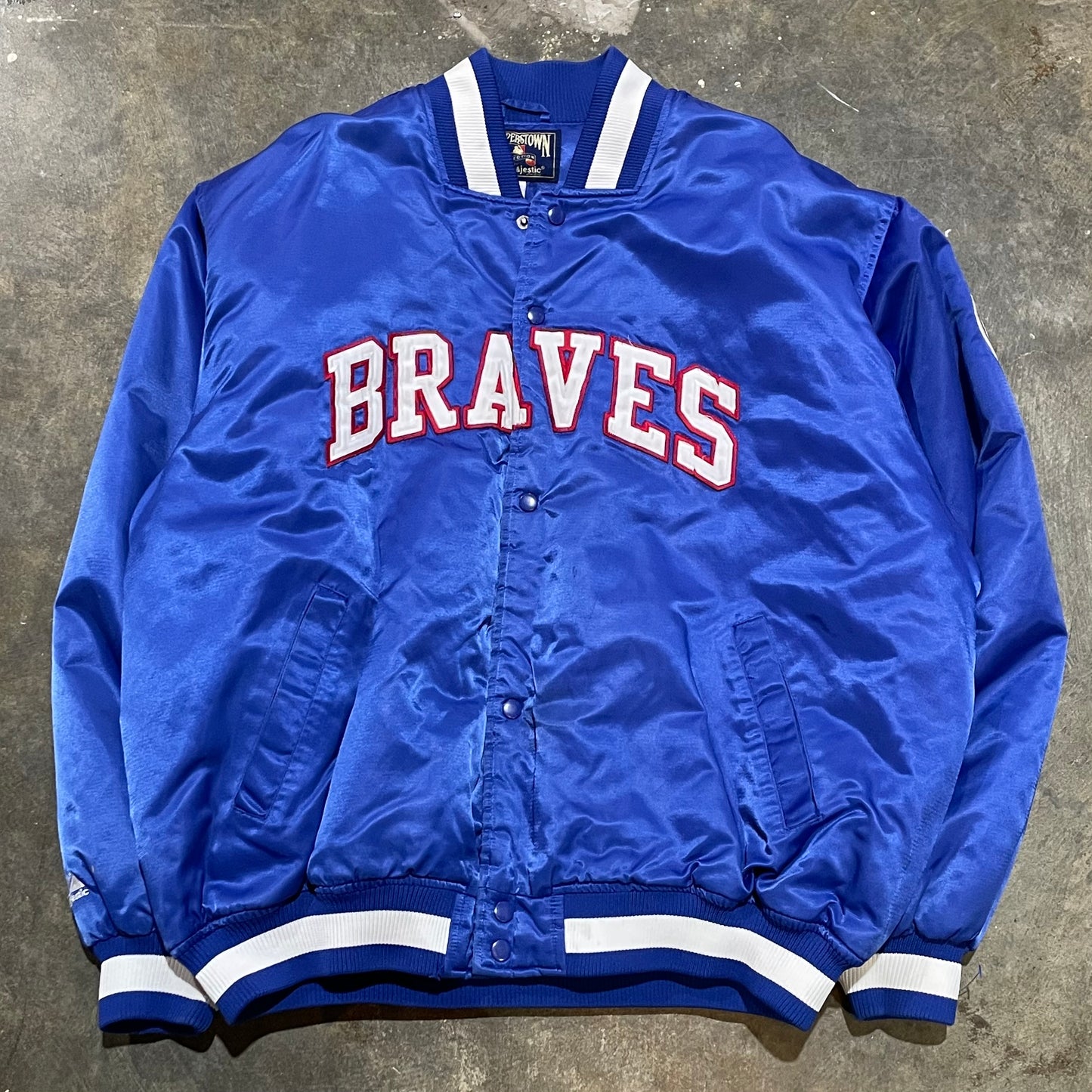 Braves Majestic Cooperstown Jacket7