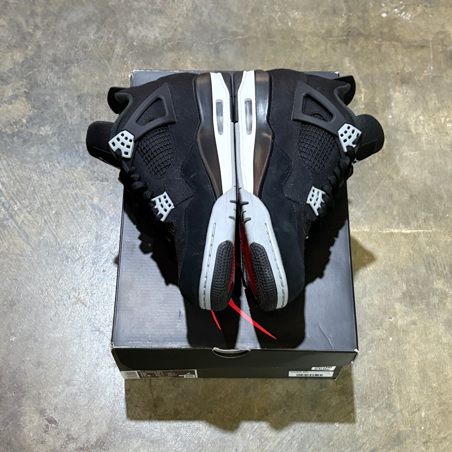 Jordan 4 Retro SE Black Canvas