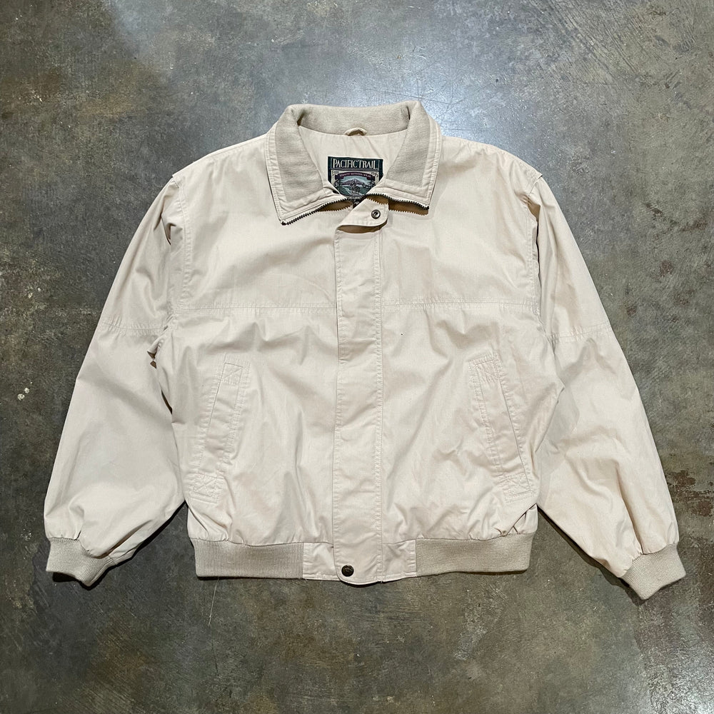 Pacific Trail Cream Collared Zip Up Jacket