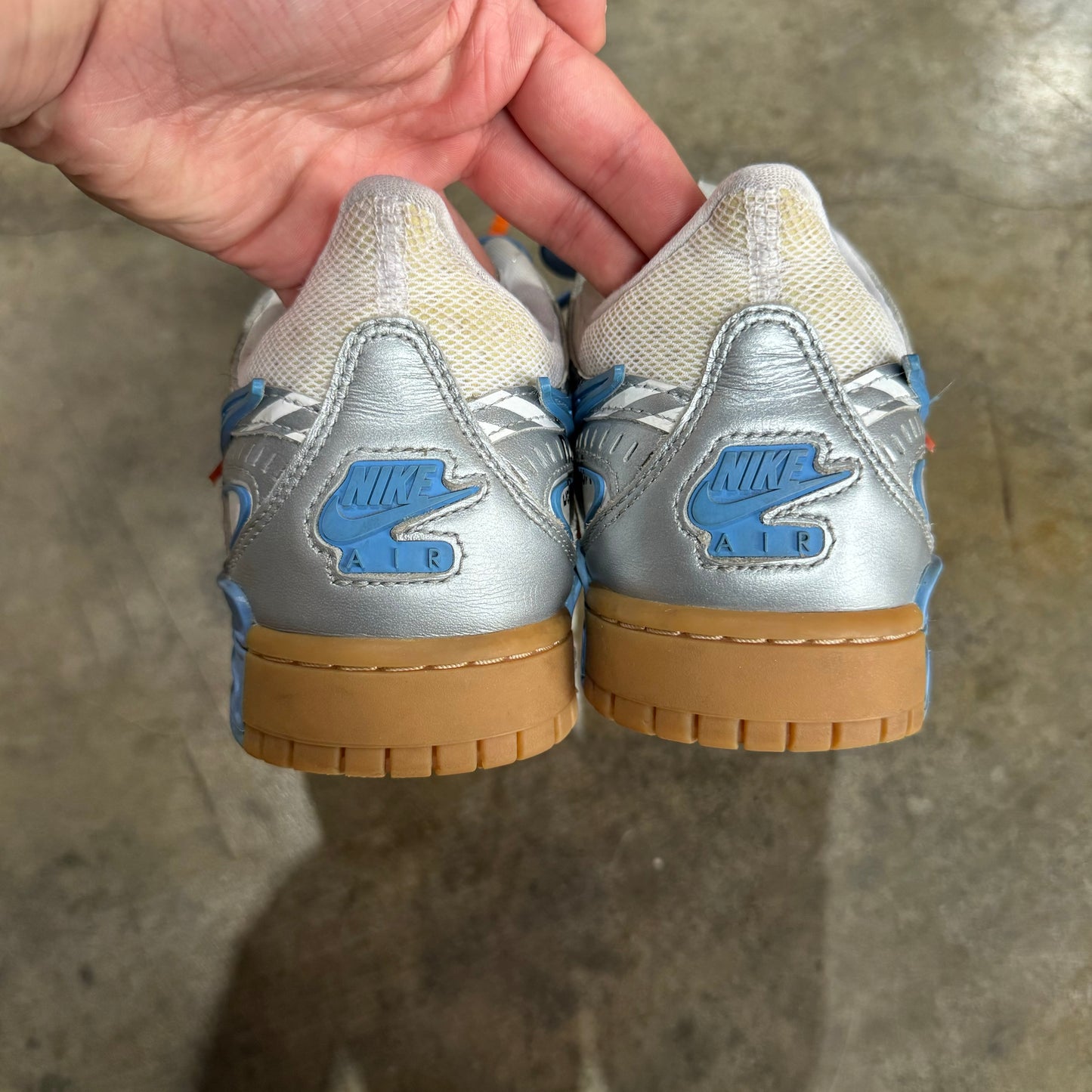 Nike Air Off White UNC Rubber Dunk (No Box)