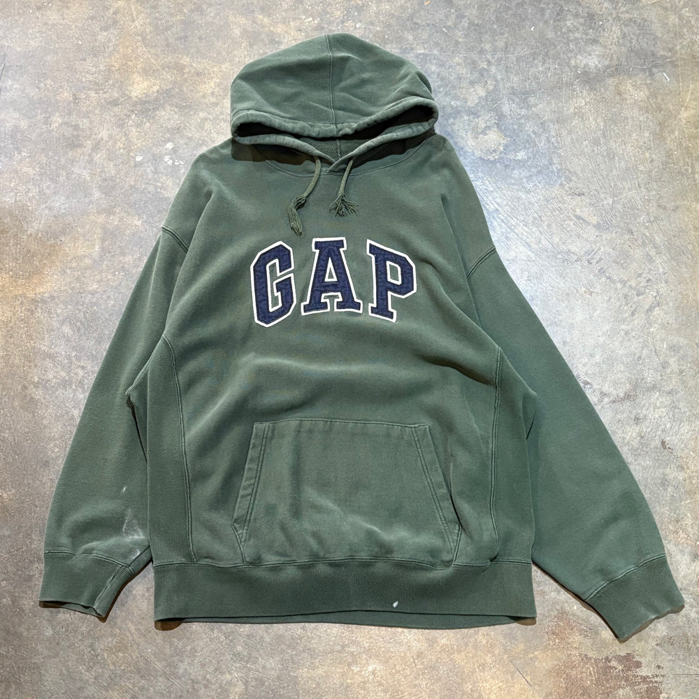 Green GAP Navy Patch Hoodie