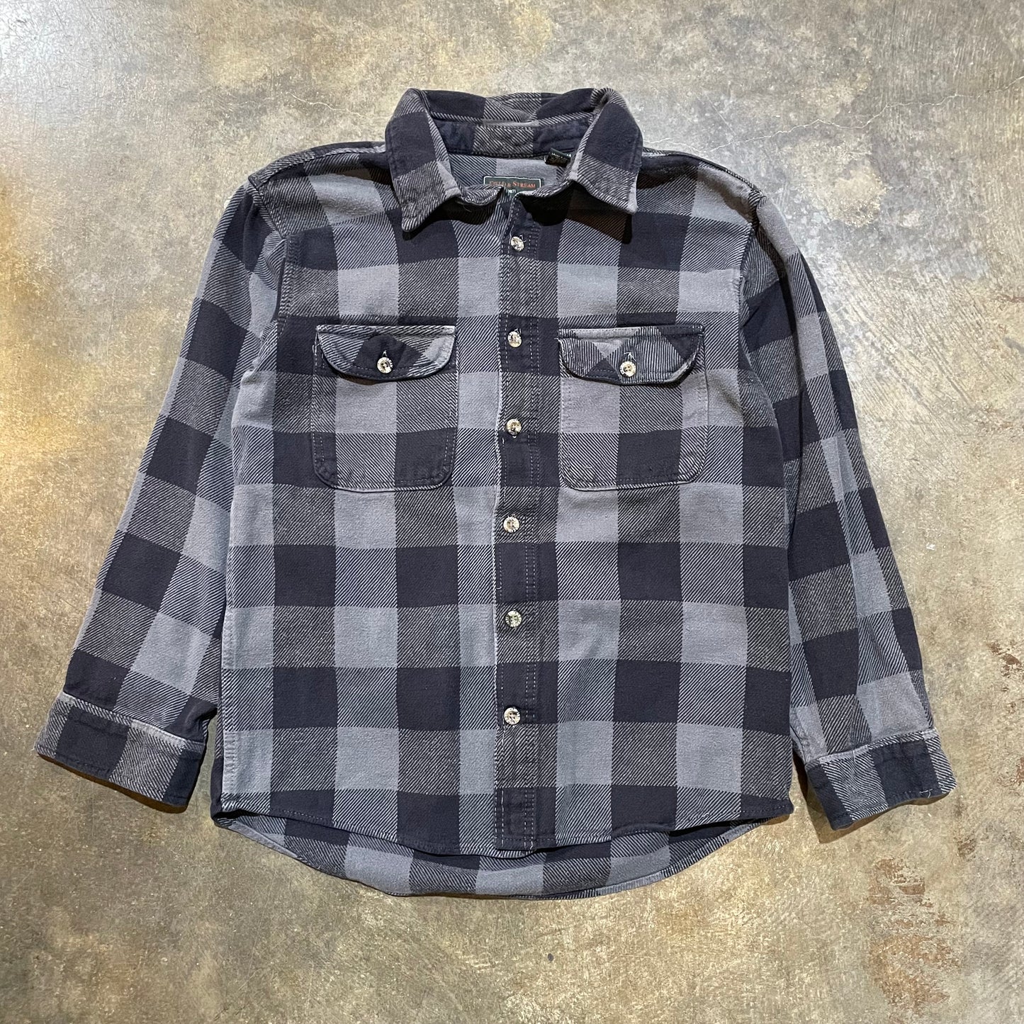 Black and Grey Field and Stream Flannel