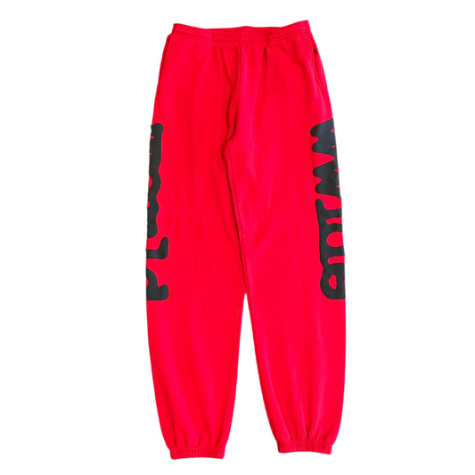 Sp5der Beluga Sweatpants Red/Black