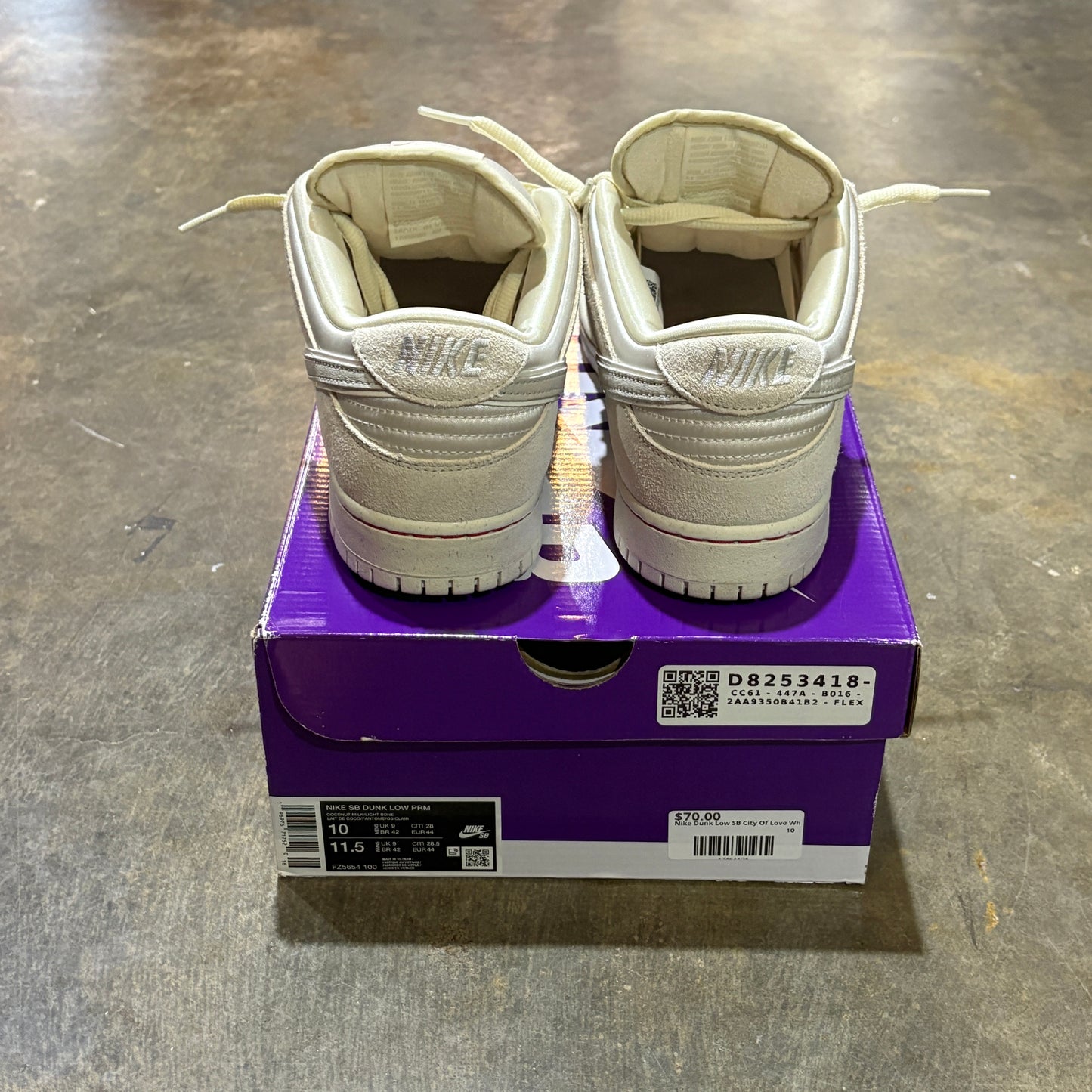 Nike Dunk Low SB City Of Love White