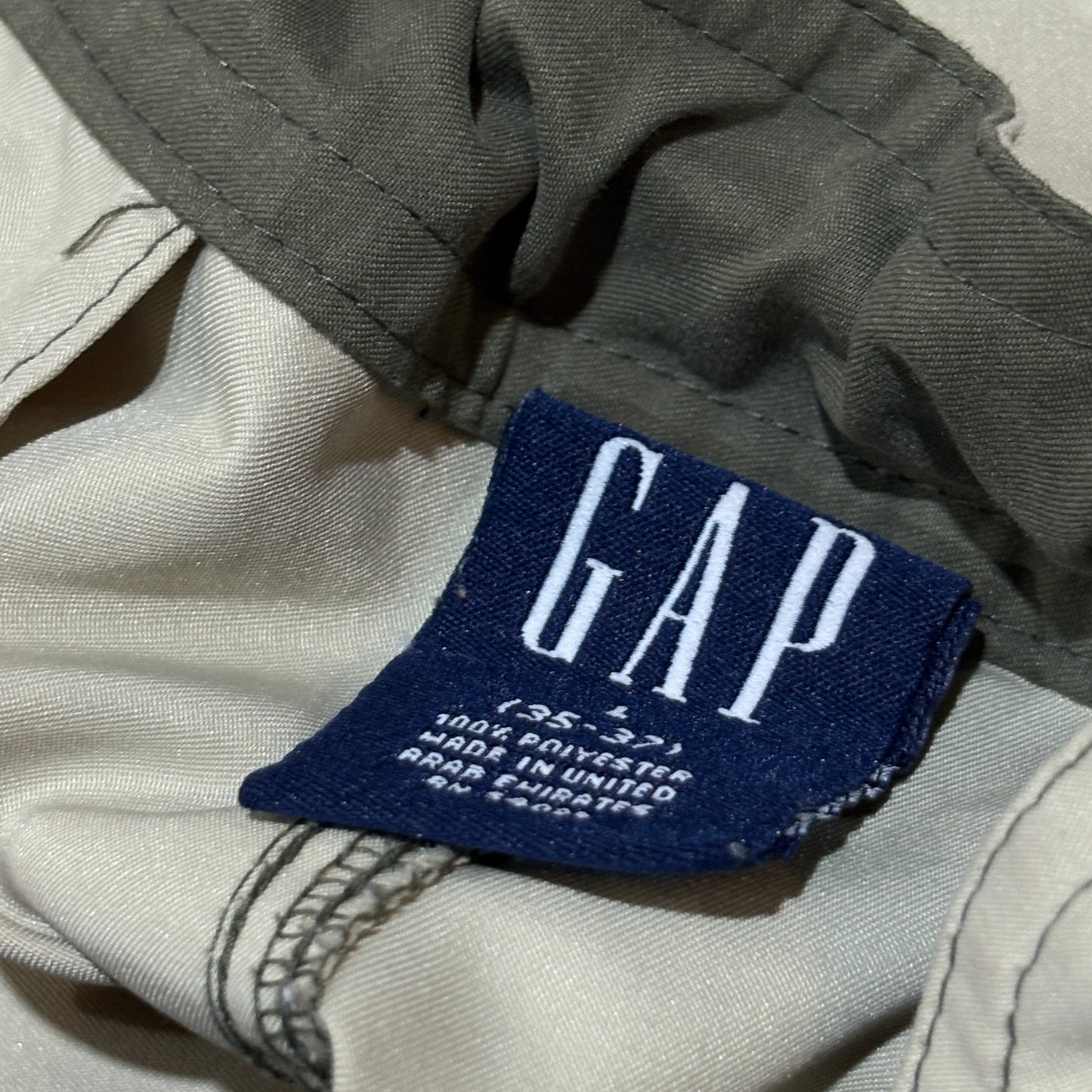 Khaki Gap Nylon Baggy Overpant
