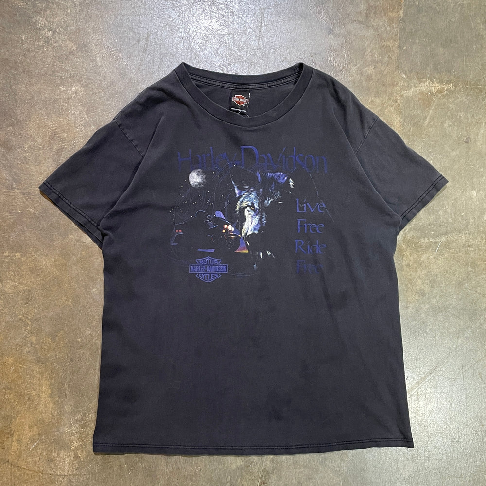 Harley Davidson Wolf Live Free Ride tee