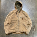 Tan Carhartt Hooded Jacket2