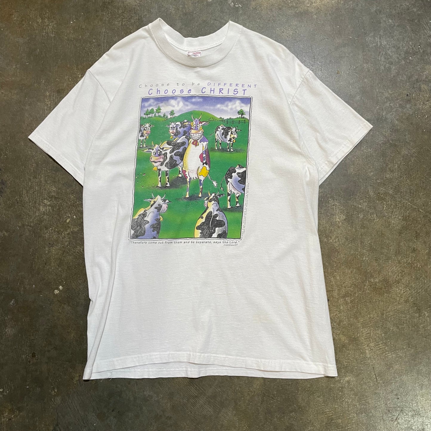 Choose Christ Cow Tee