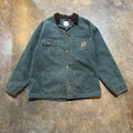 Green Carhartt Tall Chore Jacket