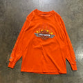 Orange Harley Flame LS Tee