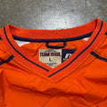 Orange Russell Team Issue Auburn Windbreaker V Neck