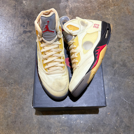 Jordan 5 Off-White Sail