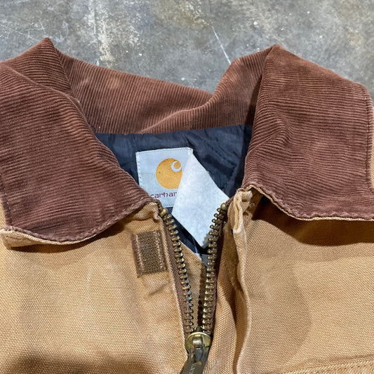 Carhartt Corduroy Collar Tan C03 Work Jacket 18