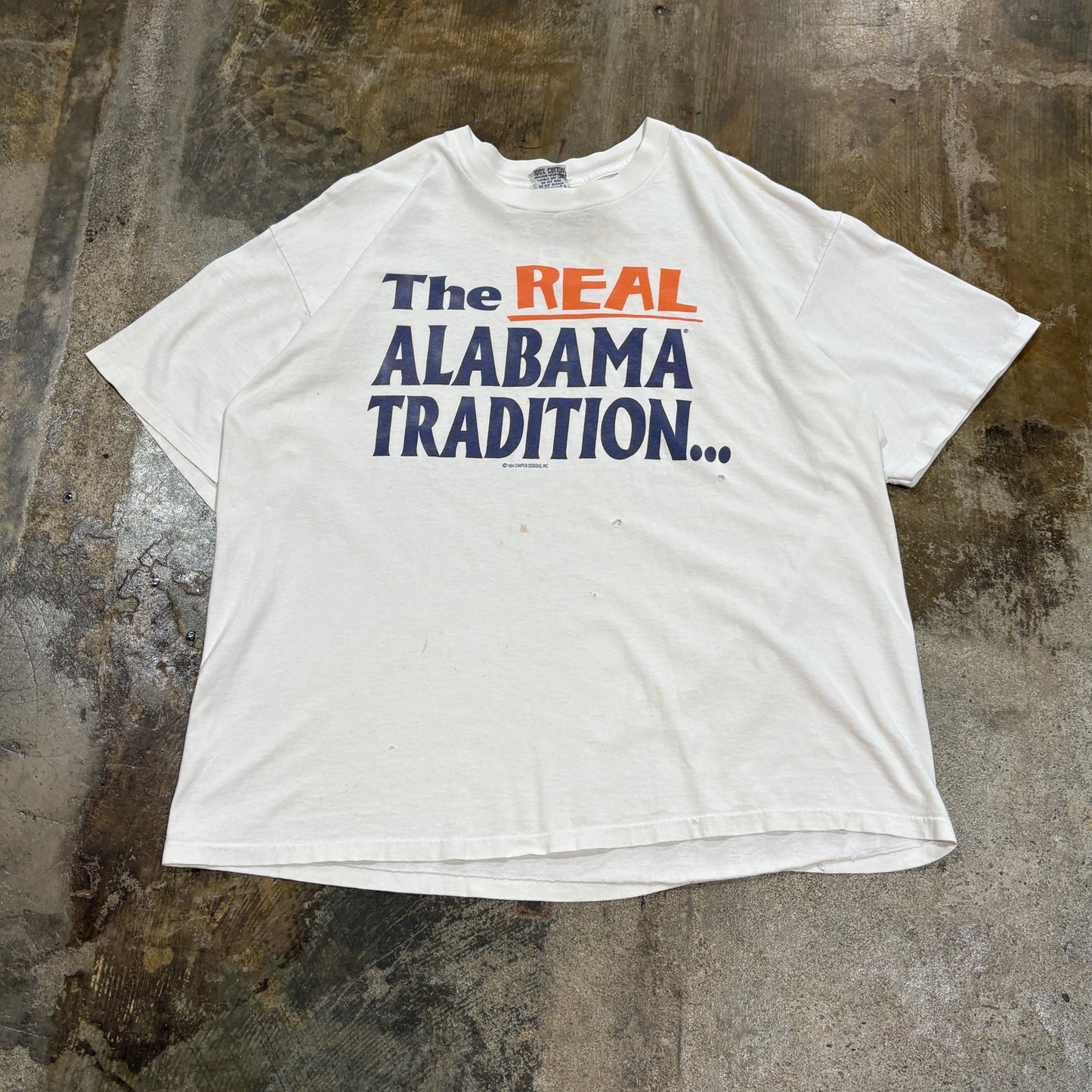 The Real Alabama Tradition Living In The Past Iron Bowl Tee