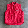 Red Budweiser Puffer Vest