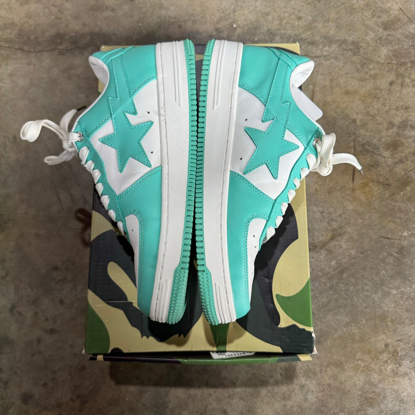 Bapesta Low Teal Green