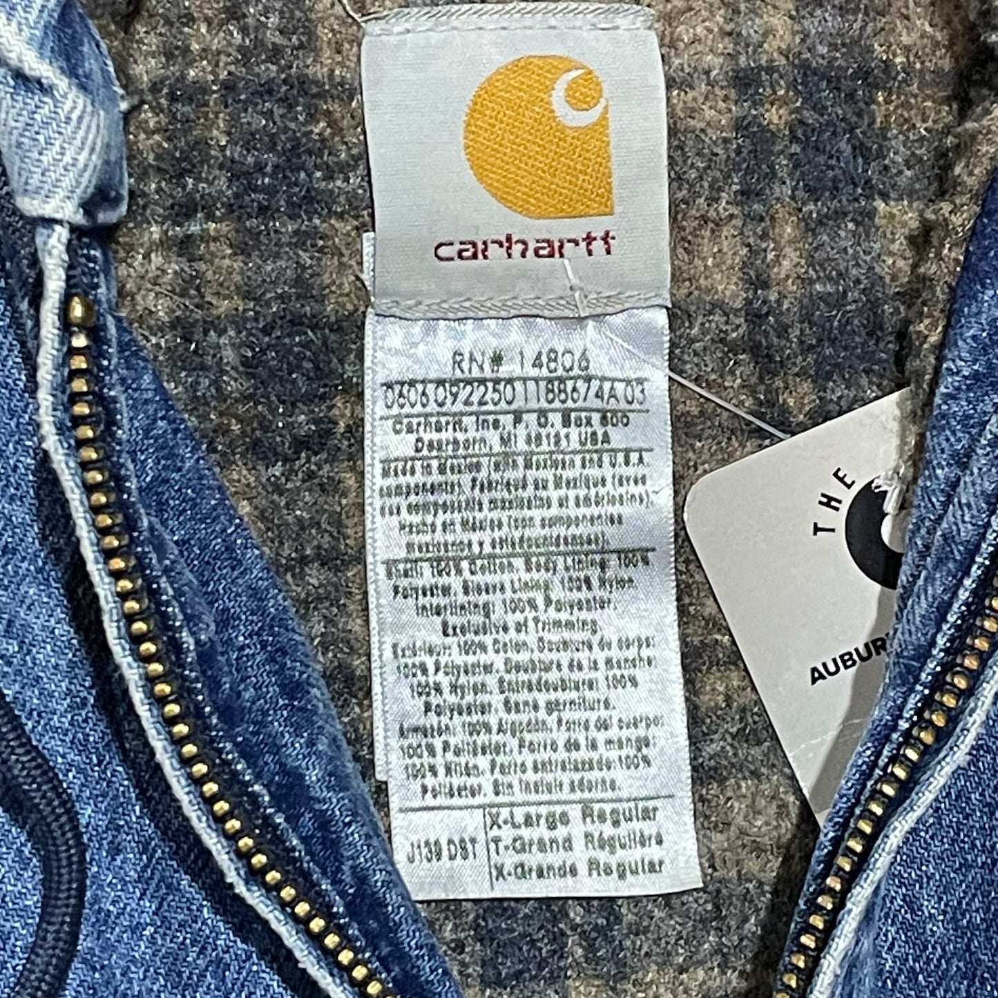 Denim Carhartt Hooded Jacket1