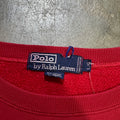 1990s Polo Ralph Lauren Red RPL Logo Sweatshirt (L)