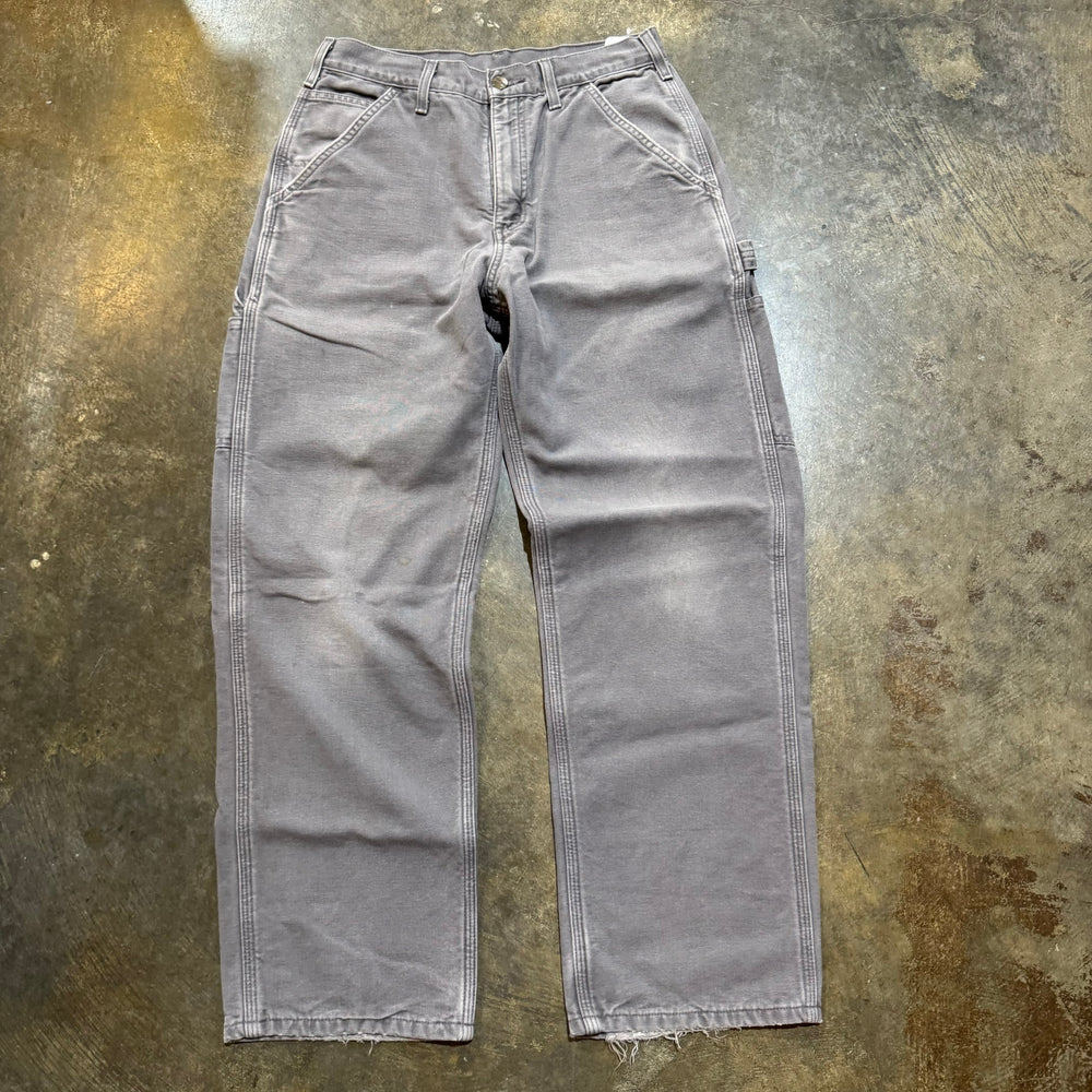 Flannel Lined Grey Carhartt Carpenter Pants25