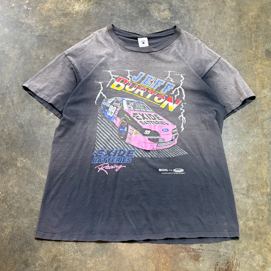 1990s Jeff Burton Exide Racing NASCAR Graphic Tee (XL)