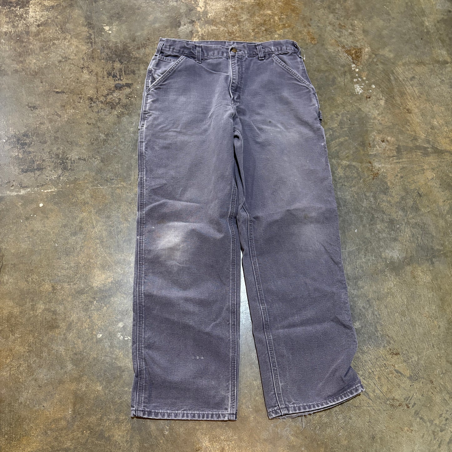 Grey Carhartt Carpenter Pants1
