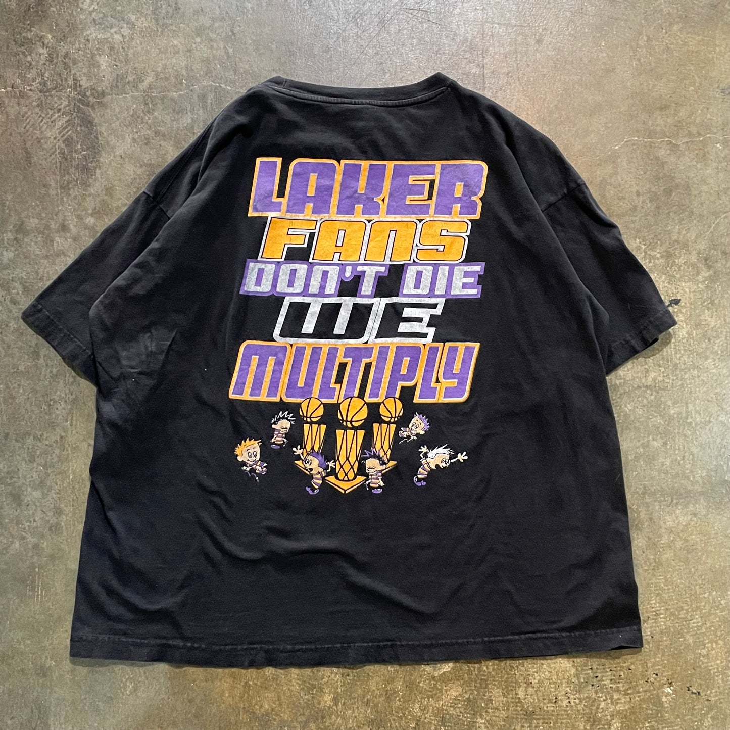 Black 3 Peat Lakers Western Conference Champs Tee