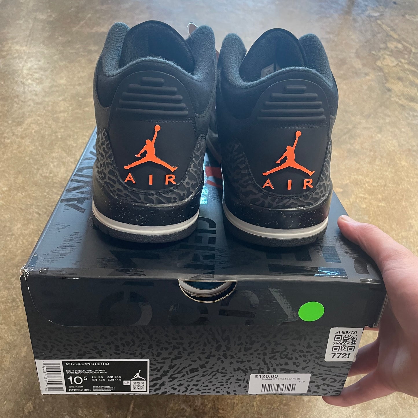 Jordan 3 Retro Fear Pack