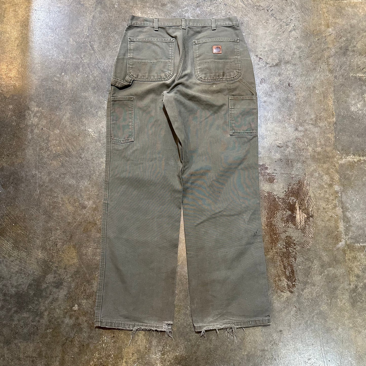 Green Carhartt Carpenter Pants6