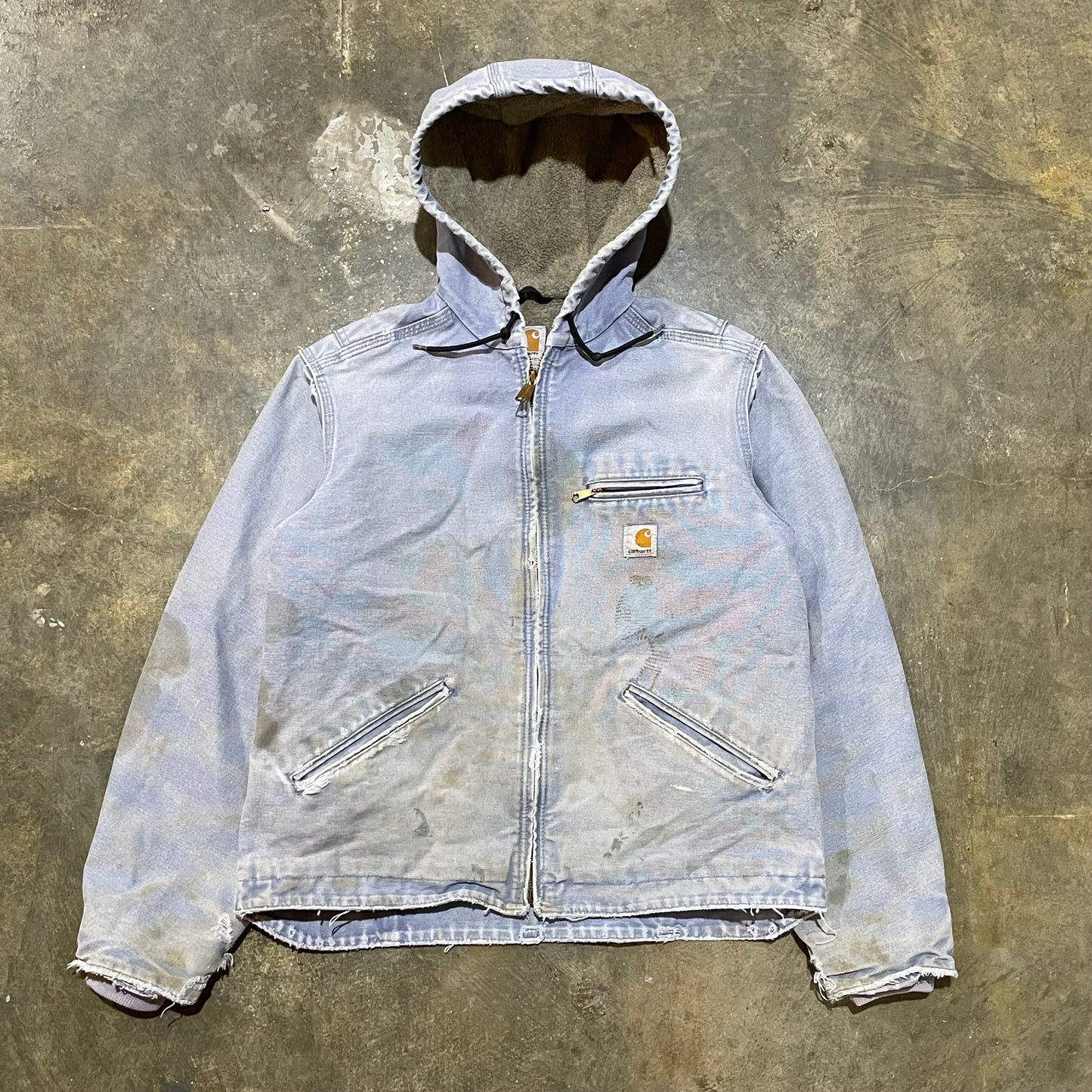 Baby Blue Carhartt Stained Jacket28
