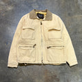 French Country Express Beige Canvas Jacket (S)