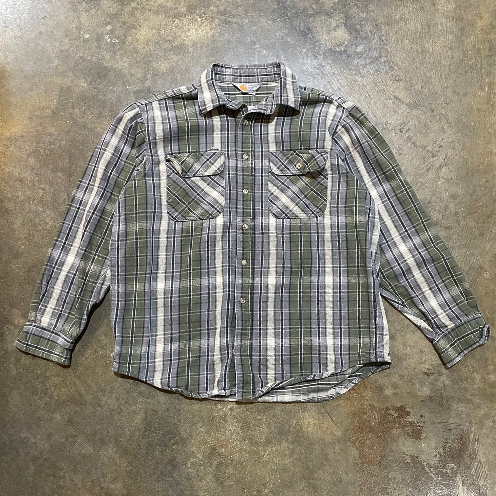 Green and Grey Carhartt Flannel