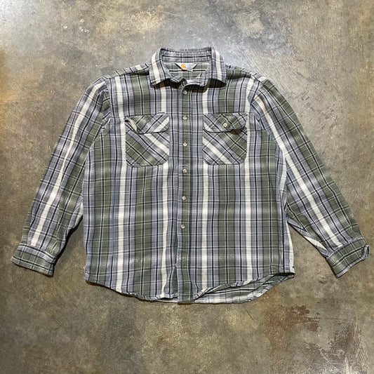 Green and Grey Carhartt Flannel