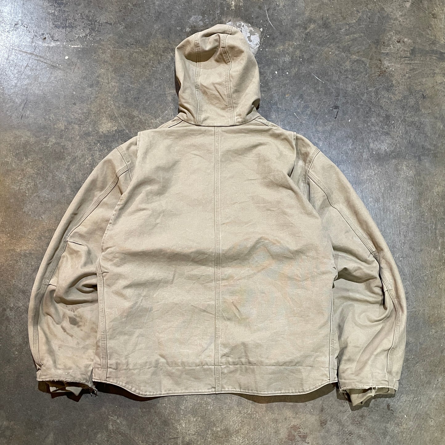 Detroit Style Carhartt Fleece Lined Hooded Jacket19