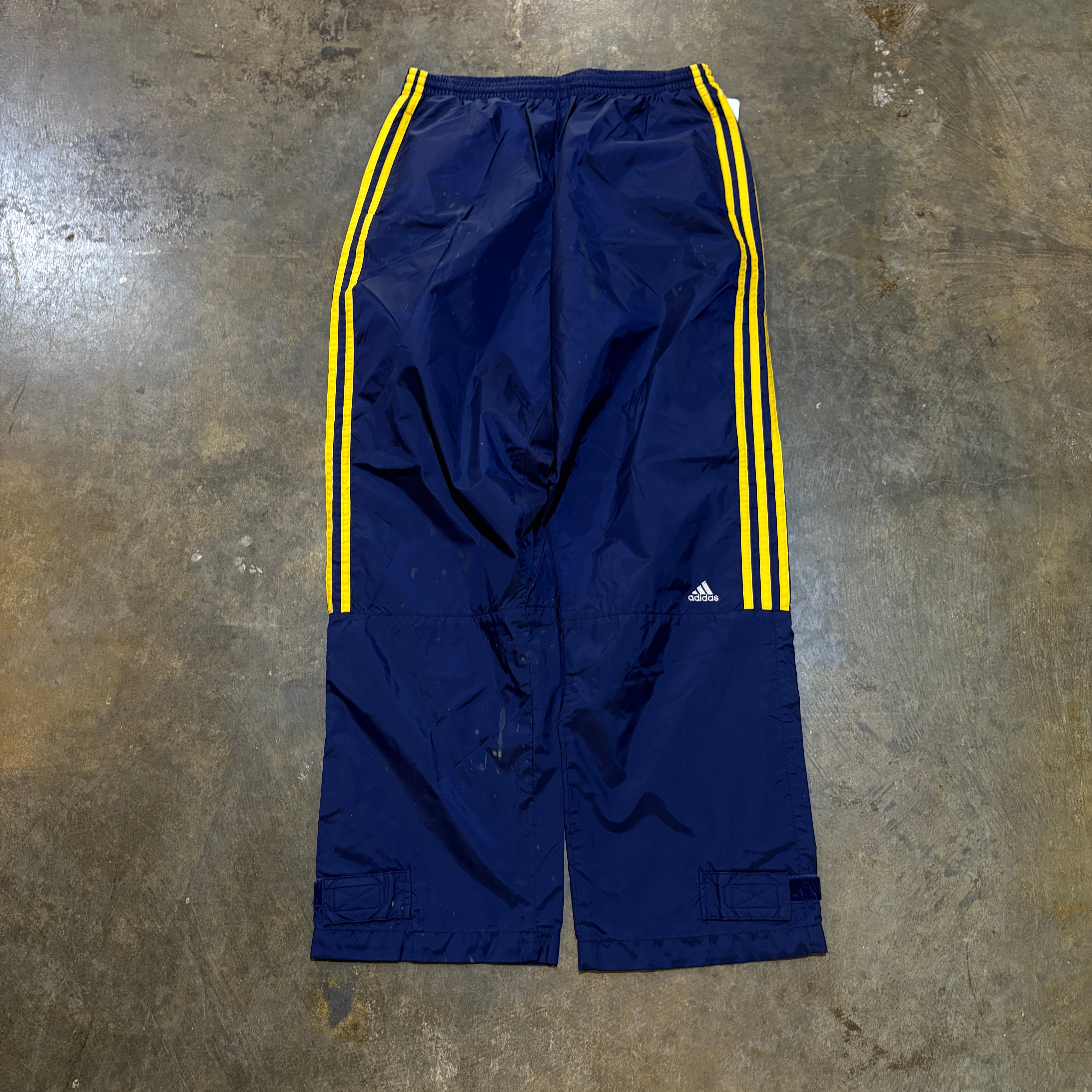 Blue and Yellow Adidas Trackpants11