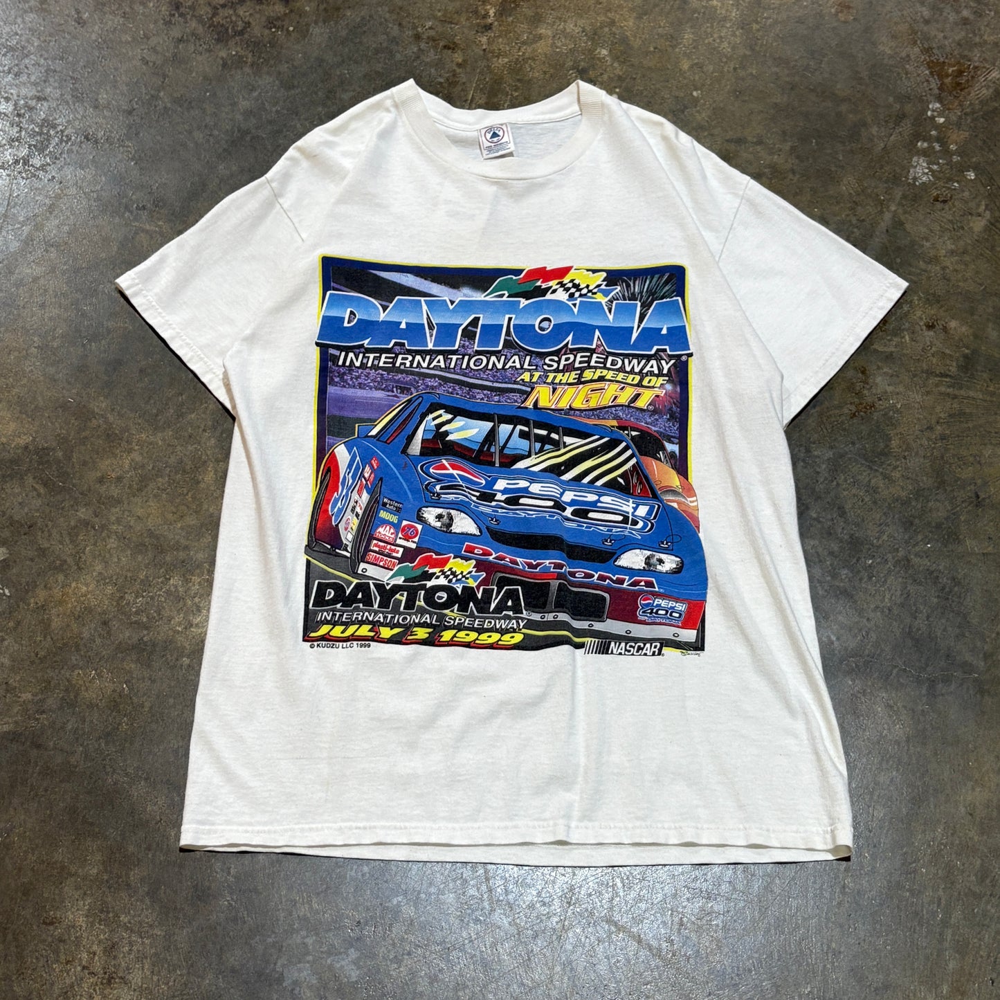 White Daytona Intl. Speedway 99' Tee