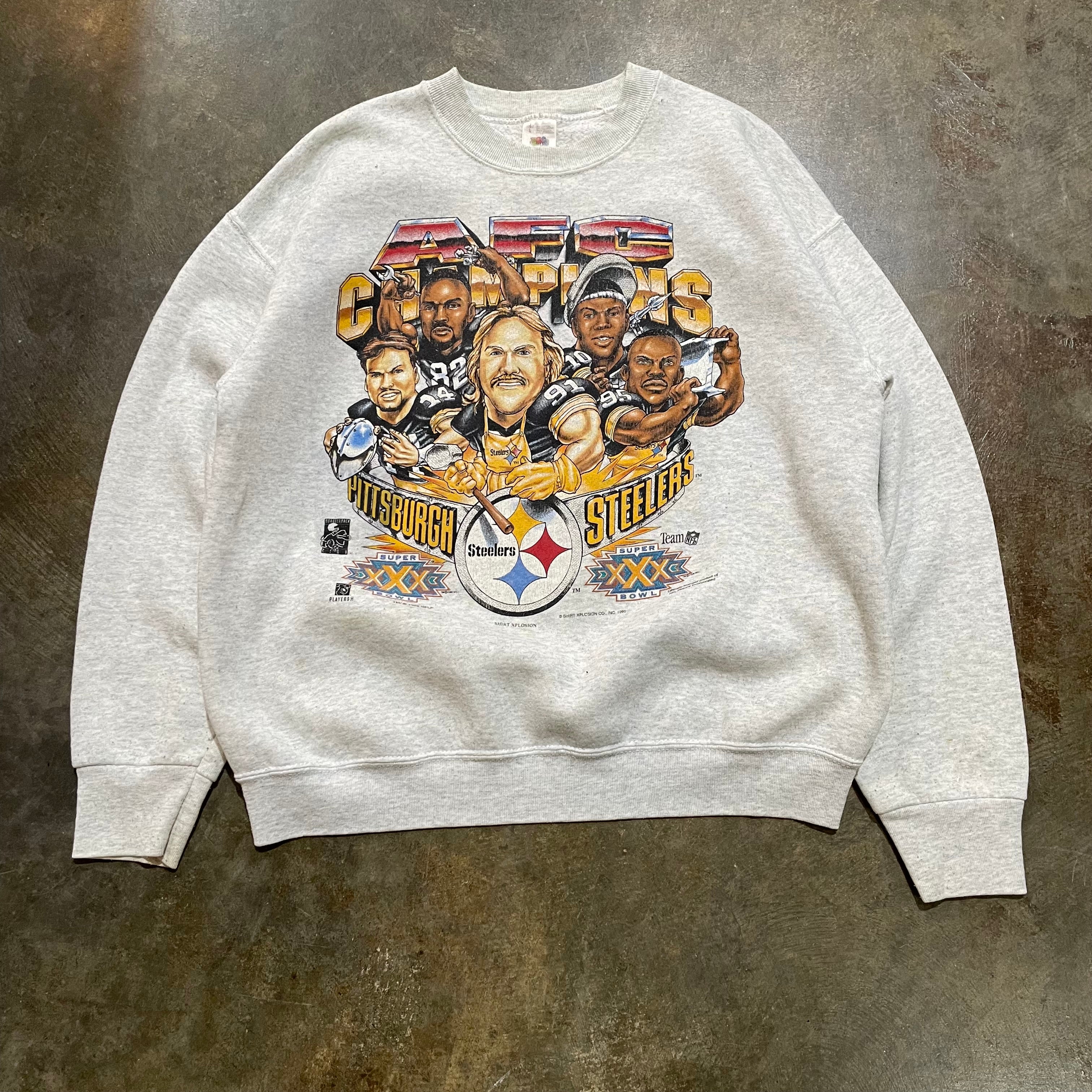 AFC Champs Steelers Super Bowl XXX Charicature Crew