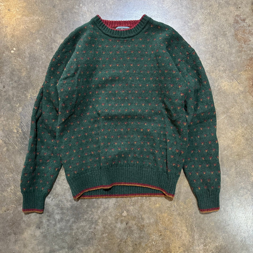 Woolrich Green/Maroon Sweater