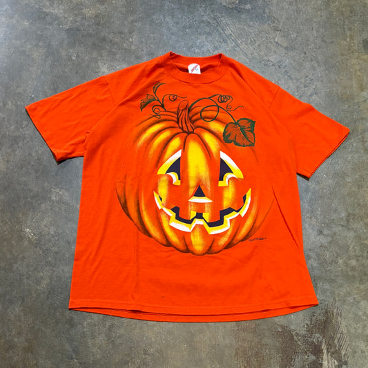 90s Orange Jack-O-Lantern Tee
