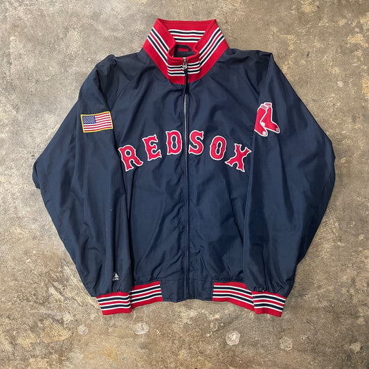 Boston Red Sox Textured Majestic Jacket